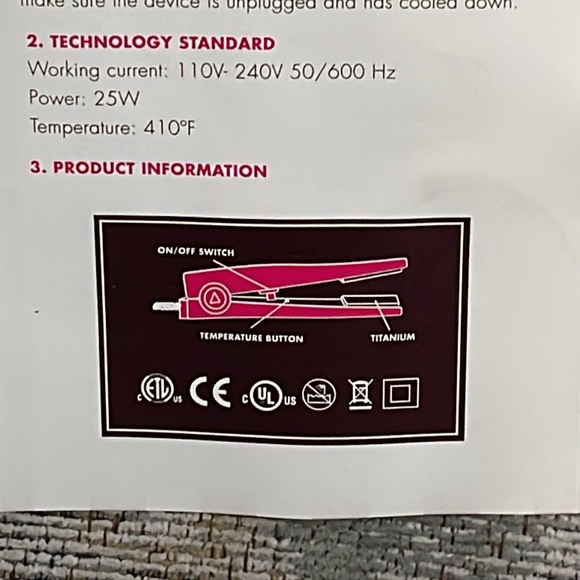 Henri Bendel Mini Hair Straightener - Picture 2 of 8